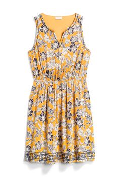 Stitch Fix | Personal Styling for Women & Men Yellow Floral Sundress, Stitch Fix Style, Market And Spruce, Floral Sundress, Knee Dress, White Striped Dress, Petite Dresses, Yellow Floral