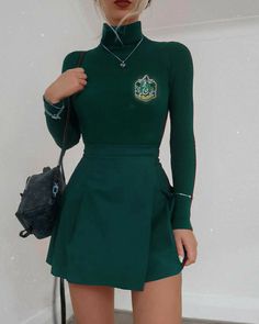 Slytherin Girl Outfit, Cute Slytherin Outfits