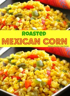 mexican corn is cooked and ready to be eaten in the oven or on the grill