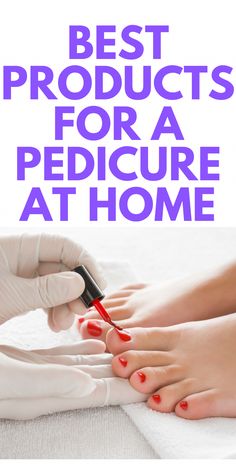 Pedicure Products for At Home Pedicures - Looking to save money and do your pedicures at home? Here are products you need to make it happen. Manicure Pedicure At Home, How To Do Pedicure, Pedicure Soak, Pedicure Tips, Diy Pedicure, Pedicure Supplies, Foot Pedicure, Makeup For Moms, Dry Skin Remedies