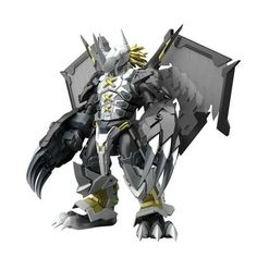 Black Wargreymon awaits you. The ultimate form of the Dark Tower Digimon is here, introducing Black Wargreymon! This model has arrived with its trademark silver and gold parts and its famous black color scheme. The Digimon Black Wargreymon Amplified Figure-Rise Standard Model Kit includes 2x Dramon Killers, 1x Wing Parts set, 2x effect parts, 1x foil stickers, and manual. Measures about 6 7/10-inches tall. Digimon Adventure 02, The Dark Tower, Famous Black, Digimon Adventure, Plastic Model Kits, Action Figure Accessories, Plastic Models, Digimon, Animation Art