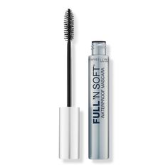 Full 'N Soft Waterproof Mascara - FULL 'N SOFT WATERPROOF MASCARA 0.3OZBenefitsAdvanced thickening formula is enriched with Vitamin E to soften and nourish lashesHelps to prevent lash lossWaterproof mascara formulaOphthalmologist tested, hypoallergenic tested, suitable for contact lens wearers - Full 'N Soft Waterproof Mascara Maybelline Cosmetics, Mascara Maybelline, Thick Lashes, Eye Mascara, Contact Lens, Waterproof Mascara, Iron Oxide, Contact Lenses, Ulta Beauty