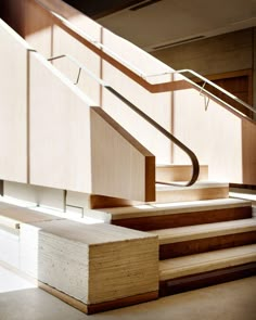 Ateliers 2/3/4/, Stéphane Aboudaram | We Are Contents, Charly Broyez · Courthouse in Béziers Loft Style Interior, Interior Stair Railing, Landscape Stairs, Staircase Handrail, House Design Trends, Interior Staircase, Arch Interior, Stair Handrail, Staircase Railings