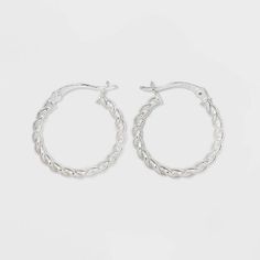 Silver Nickel-free Hoop Earrings For Summer, Elegant Sterling Silver Hoop Earrings For Summer, Elegant Silver Hoop Earrings For Summer, Dresses And Heels, Twist Earrings, Twist Hoop Earrings, Dressy Outfit, Earrings Sets, Lightweight Earrings