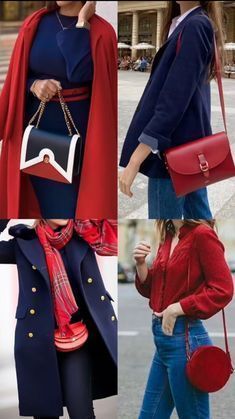 Red Coat Outfit Winter, Colour Combinations Fashion, Color Combos Outfit, Color Combinations For Clothes, Stylish Fall Outfits, Fall Outfit Ideas, Trendy Fall