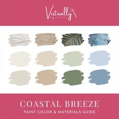 coastal breeze paint color and materials guide