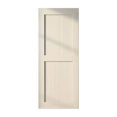 an open white door on a white background