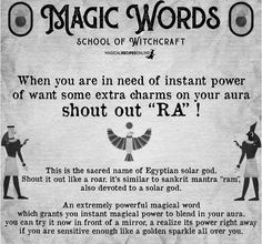 an advertisement for the magic words show that it is important to know what you are doing