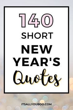 140 short new year's quotes