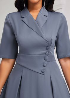 Womens Dresses Classy Beautiful, Dresses For Women Classy, Modern Blouse Designs, Half Sleeve Dress, Corporate Dress, Chic Dress Classy, Beautiful Casual Dresses, Office Dresses For Women, Modest Dresses Casual