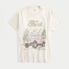 Oversized Ford Bronco Graphic Tee This Super Soft 100% Cotton Tee Features Official Licensed Ford Bronco Graphics. Crew Neckline, Short Sleeves. Oversized Fit. Imported. Grafic Tees, Graphic Tee Outfits, Summer Graphic Tee, Oversized Graphic Tee, Cute Graphic Tees, Shirts For Teens, Comfort Colors Tee, Tshirt Outfits, Cute Everyday Outfits