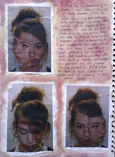 Self Identity Art Gcse, Gcse Art Photoshoot Page, Manny Robertson, Photography A Level, Kunstjournal Inspiration, Photography Sketchbook, Sketchbook Layout, Art Alevel, Gcse Art Sketchbook