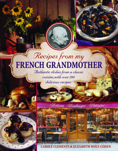 the cover of recipes from my french grandmother