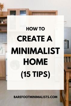 minimalist home tips Minimalism Living