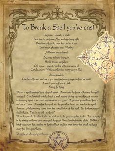 To Break A Spell, Herbs Recipes, Halloween Spell Book, Halloween Spells, Passionate Romance