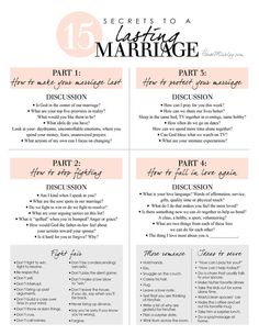 Marriage Questions, Lasting Marriage, Marriage Retreats