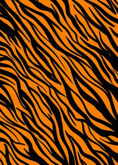 an orange and black tiger stripe pattern