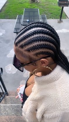 7 Cornrows Braids Black Women, 7-10 Feed In Braids, 10 Feedin Braids Straight Back, 10 Straight Back Feed Ins, 8 Straight Back Feed In Braids, All Back Braid Styles, Four Feed Ins Braids, Straightback Cornrows Braids, Straight Back Feed In Braids