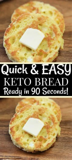 quick and easy keto bread is ready in 90 seconds