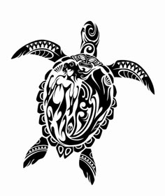 a black and white drawing of a turtle on a cell phone screen with the text,