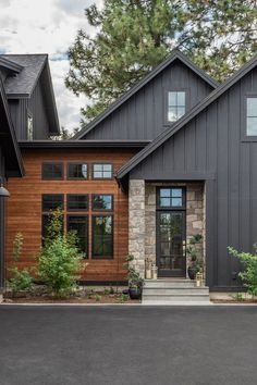 a large house with lots of windows and doors