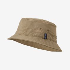 a tan hat on a white background