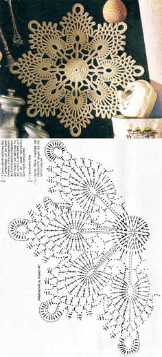 an image of a crochet doily pattern