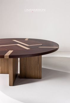 Laurameroni bd 07 made to measure inlaid table in custom finishes measures and shapes Unique Dining Tables, Modern Interior Decor, Design Table, Wood Inlay, Elegant Living, Desk Furniture, Dinner Table, Dining Tables