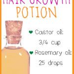 Castor Oil Rosemary Hair Growth Oil for Thinning Hair Remedies For Hair Growth, Natural Beauty Hacks, Brushing Hair, Best Hair Growth Oil, Essential Oil Hair Growth