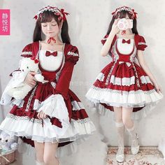 #ad Find ideas�and inspiration for Women's Lolita Dress Palace Op Dress Lolita Princess Lolita Maid Outfit Gangster, Fashion Clothing Cosplay Maid, Suit Cosplay, Op Dress, Style Kawaii, Court Dresses, Kawaii Dress, Maid Dress, Lolita Dress, Kawaii Fashion