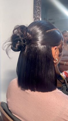 Quick Natural Hair Styles, A Pony, Pretty Braided Hairstyles, Hairdos For Curly Hair, Flat Iron Hair Styles, Slick Hairstyles