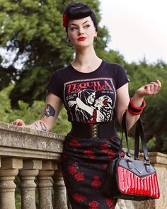 Rockabilly Fashion Women's, Psychobilly Fashion, Rockabilly Hair, Rockabilly Outfits