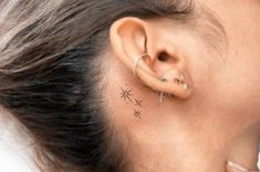 an ear with three stars on it