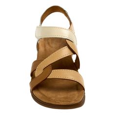 easy spirit Minny Casual Leather Sandal - 22107697 | HSN Everyday Synthetic Sandals With Ortholite Insole, Beach Sandals With Arch Support And Medium Width, Cushioned Footbed Sandals For Summer Everyday Use, Adjustable Synthetic Sandals For Everyday Use, Comfortable Everyday Sandals For Spring, Adjustable Cushioned Sport Sandals For Casual Use, Adjustable Cushioned Sport Sandals For Everyday, Summer Sandals With Arch Support For Everyday, Adjustable Sport Sandals With Removable Insole For Everyday Use