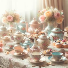 Charming Vintage Tea Party Paint By Diamonds Art Fairy Tea Party Aesthetic, Tea Party Artwork, Irish Tea Party, Tea Party Aesthetic, Party Artwork, Cognitive Processes, Irish Tea, Tea Party Recipes, Victorian Tea Party