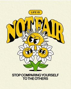 the logo for not far is shown in yellow and white with an image of sunflowers