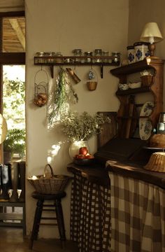 the kitchen is clean and ready for us to use in the day time hours or nights