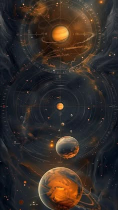 the solar system is shown in this artist's rendering, and it looks like they are