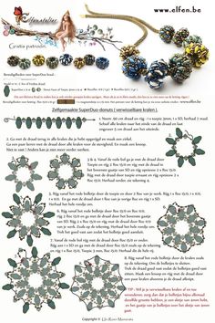 an advertisement for bead and sequins with instructions on how to make them