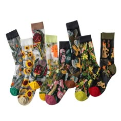 PRICES MAY VARY. 【Aethestic Socks】Breaking the stereotype of traditional summer socks! Socks are very soft, elastic band will not fall off. You can feel the thin package of your feet, but it is not hot and very light. 【Flower Socks】Vintage flower ankle high socks within several colors and patterns. There are different ombinations within different styles that can match your summer dress up. 【Material】Fashion crystal lace elastic short cocks are made of Cotton & nylon, thin glass socks are very th Cottagecore Accessories, Flower Crew, Silk Socks, Floral Socks, Mesh Socks, Transparent Flowers, Sheer Socks, Cat Socks, Long Socks