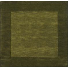 an area rug with a square in the middle