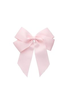 a pink bow on a white background