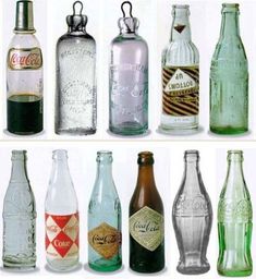 an assortment of different types of bottles