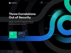 an image of a website page with the title'throw correlations out of security '