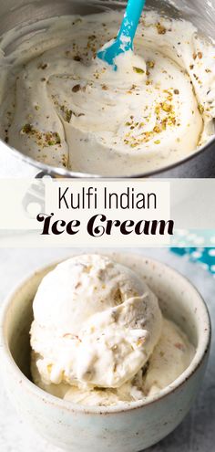 Ricotta Ice Cream Recipe, India Deserts, Indian Desserts Easy, Eggless Ice Cream Recipes, Indian Desserts Recipes, Corn Ice Cream, Curry Ice Cream, Ice Cream Homemade, Turkish Ice Cream Recipe