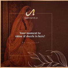 an image of a woman with long hair and the words your moment to shine & dazzle is here