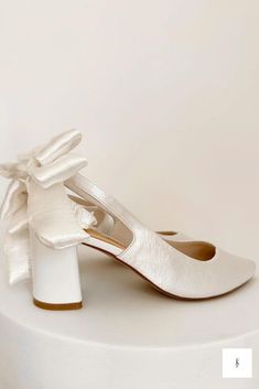 Step into a world of elegance and sophistication with our Gardenia Bridal Shoes. These closed-toe wonders are designed with the utmost care and precision - perfect for brides who want to make a statement. Boasting a chic bow detail and a luxurious satin finish, they are the epitome of glamour and timeless style. Closed Toe Wedding Shoes, Elegant Heels, Nude Shoes, Colour Chart, Satin Heels