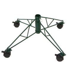 Green Christmas tree stand for artificial trees. Folds down for easy storage; wheels lock in place. Can fit a 1.25 inch pole diameter. 15 inches high by 21 inches wide by 21 inches long. Northlight 21-Inches Metal 7.5-Feet Tree Stand in Green | 32638298 Artificial Tree Stand, Artificial Christmas Tree Stand, Christmas Tree Stands, Metal Tree Art, Egyptian Design, Artificial Christmas Trees, Tree Stands, Christmas Ornament Ideas, Metal Tree Wall Art