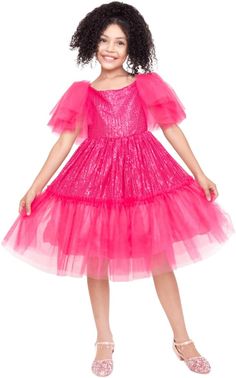 Enchanting princess dress with a beautiful mesh tutu skirt Features whimsical puffed fly sleeves for a fairy-tale look Perfect for special occasions such as birthdays, parties, and photoshoots Designed for both style and comfort Made from high-quality, breathable materials Lightweight fabric ideal for twirling and dancing Available in various sizes to fit different age groups Easy to wear and remove with a convenient closure system Durable construction ensures long-lasting wear Adds a touch of e Ligth Pink, Girls Princess Dress, Thanksgiving Dress, Girls Thanksgiving, Girl Princess Dress, Fall Dress, Girls Wardrobe, Spring Sale, Tutu Skirt