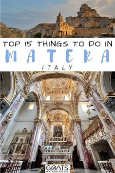 Top 15 Things to Do in Matera, Italy Cave Hotel, Long Term Travel, Trip To Italy, Top Restaurants, Travel Advice, Amazing Destinations